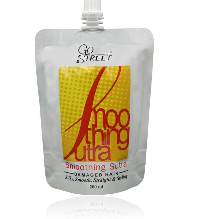 ☉ GO STREET - [STEP 1] Smoothing Sutra Damaged Hair (Untuk Rambut Rusak) 200 ML ★