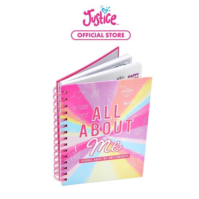 

Justice Girls Jurnal All About Me Multi-9591