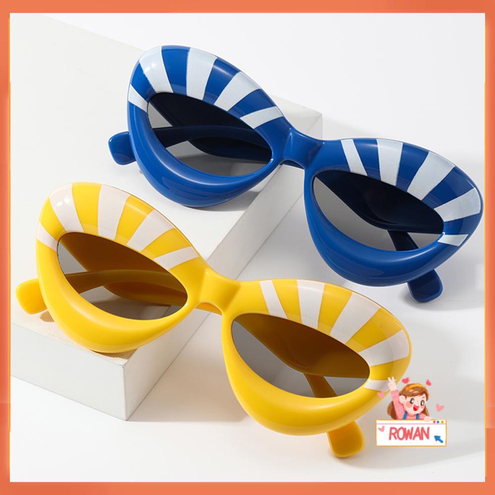 R-flower Sexy Lip Sunglasses Trendy Oversized Bingkai Tebal Shades