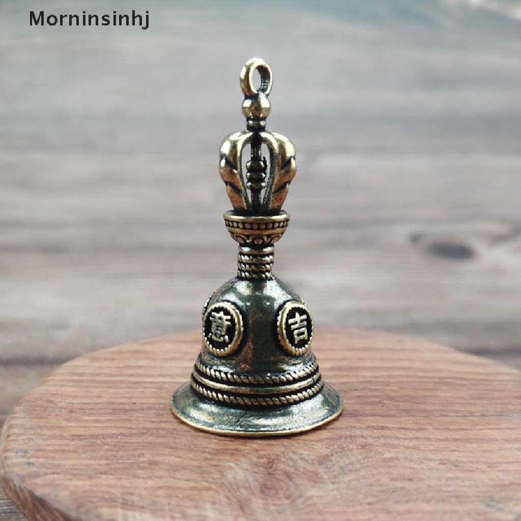 Mornin Kuningan Kerajinan Tangan Magic Bell Lonceng Angin Perunggu Tibet Bell Liontin DIY Gantungan Kunci id