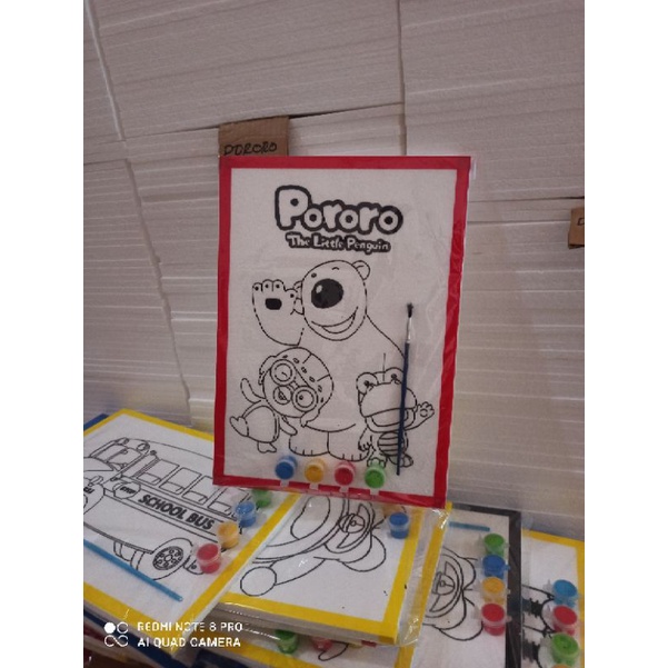 

tyvf Paket mewarnai anak anak uk 25x35 lengkap 10 set