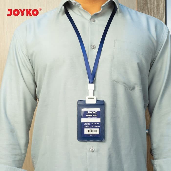 Name Tag Joyko NT-66 / NT-67 / NT-68 / NT-69 / Tempat ID Card Holder Kulit / Portrait