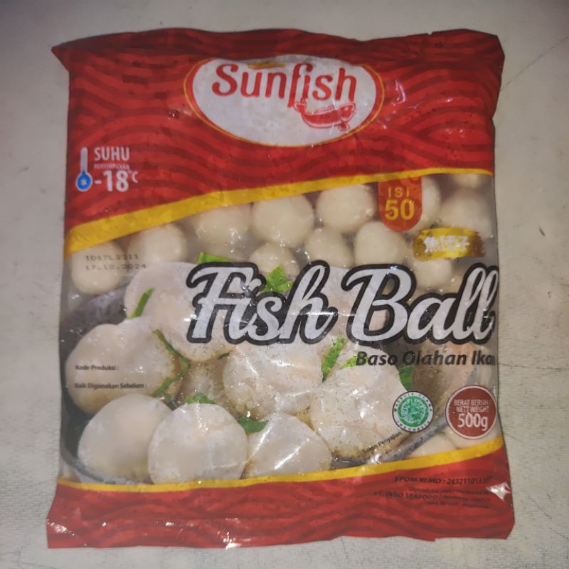 

Sunfish Fish Ball isi 50 500gr