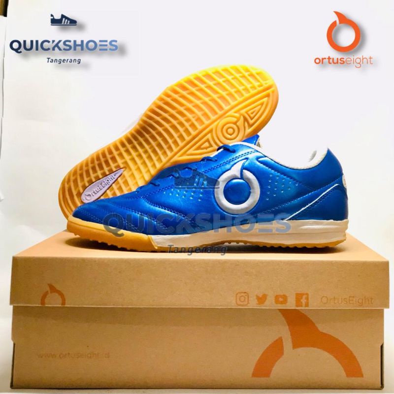 Sepatu Futsal Ortuseight Original Forte Sevage In Ortus Warna Biru, Kuning, Putih terlaris dan termu