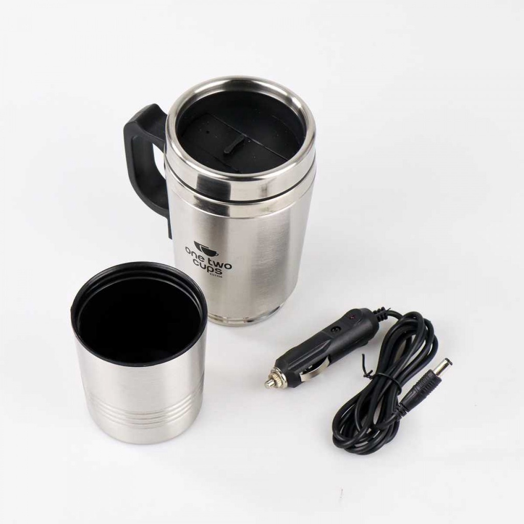 Gelas Cangkir Pemanas Mobil Car Heating Cup 12V 350 dan 150ML