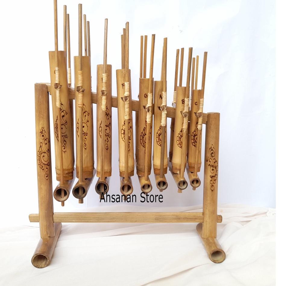 First Arrival Angklung 8 Nada Untuk anak TK/SD Ukuran Kecil