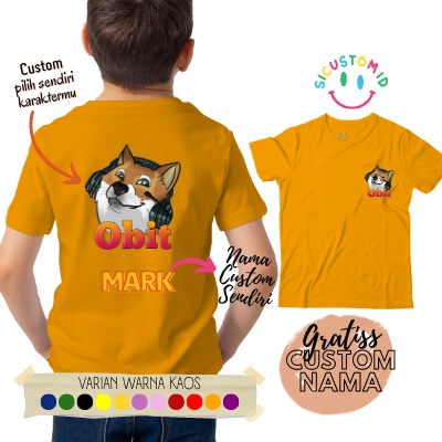 TERLARIS KAOS ANAK BAJU ANAK OBIT BAHAN PREMIUM