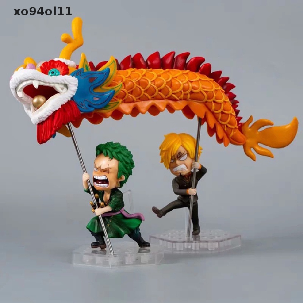 Xo 1Pc Little Anime One Piece Imlek Luffy Lion Custome Dragon Figure Mainan OL