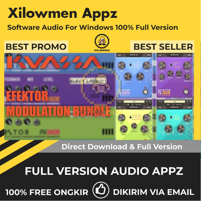 [Full Version] Kuassa Efektor Modulation Bundle Pro Lifetime Audio Software WIN OS