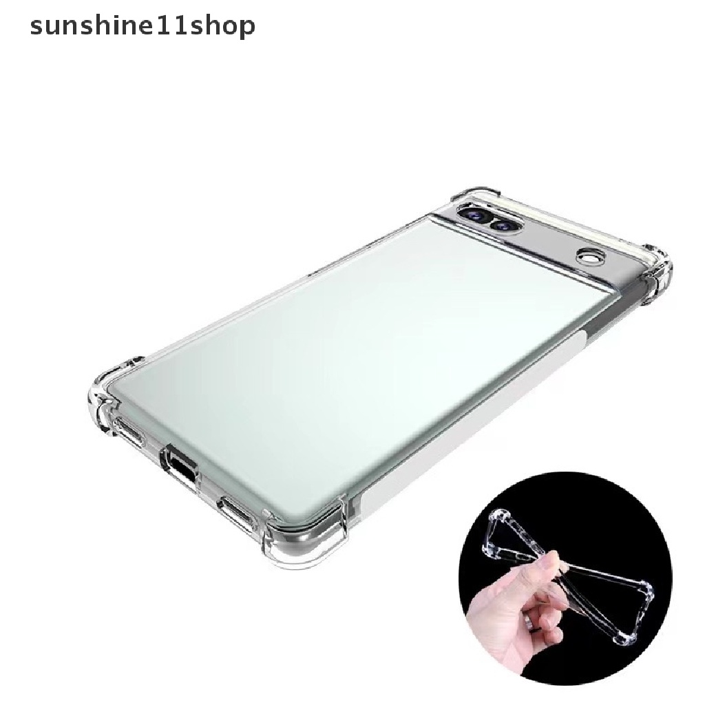 Sho Untuk Pixel6 7 Pro Case Transparan TPU Penyerap Goncangan Fleksibel Phone Cover N