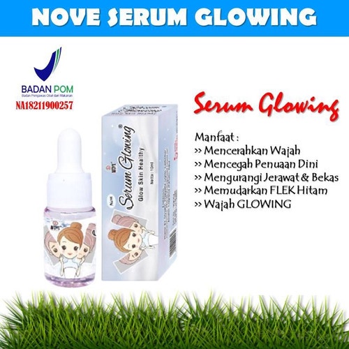 NOVE SERUM GLOWING GLOW SKIN HEALTHY 10ML - SERUM WAJAH NOVE