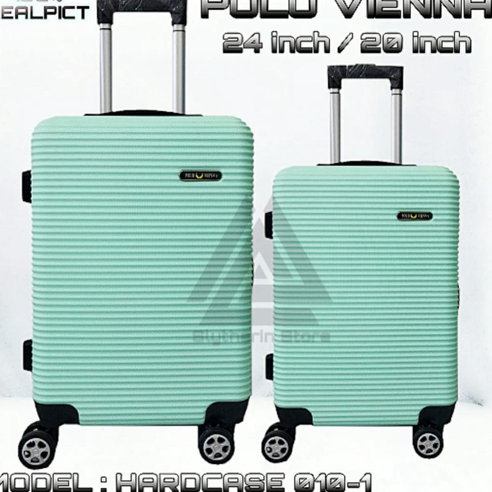 REKOMENDASI promo koper set ukuran 20inch 24inch beli 1 dapat 2 koper polo original polo vienna tida