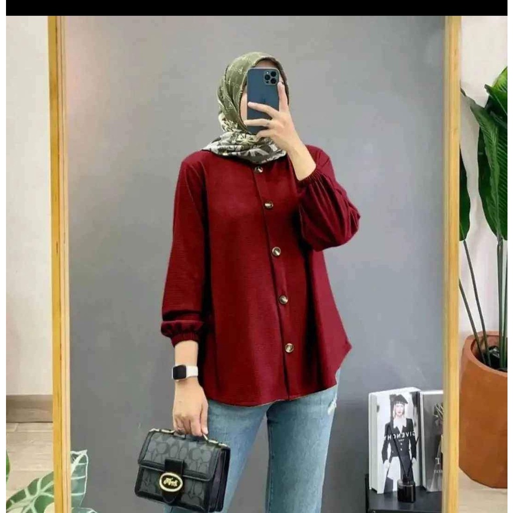 Baju Wanita Atasan Adira Crinkle