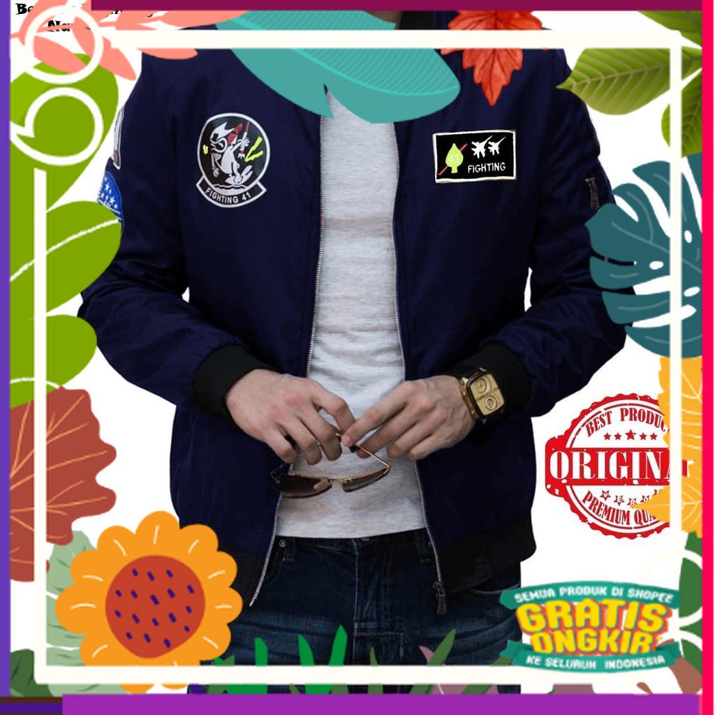 Jaket Bomber Fighting/Jaket Bomber Cowok Termurah/Jaket Outdoor Pria/Jaket Casual Stylish Pria /dewa
