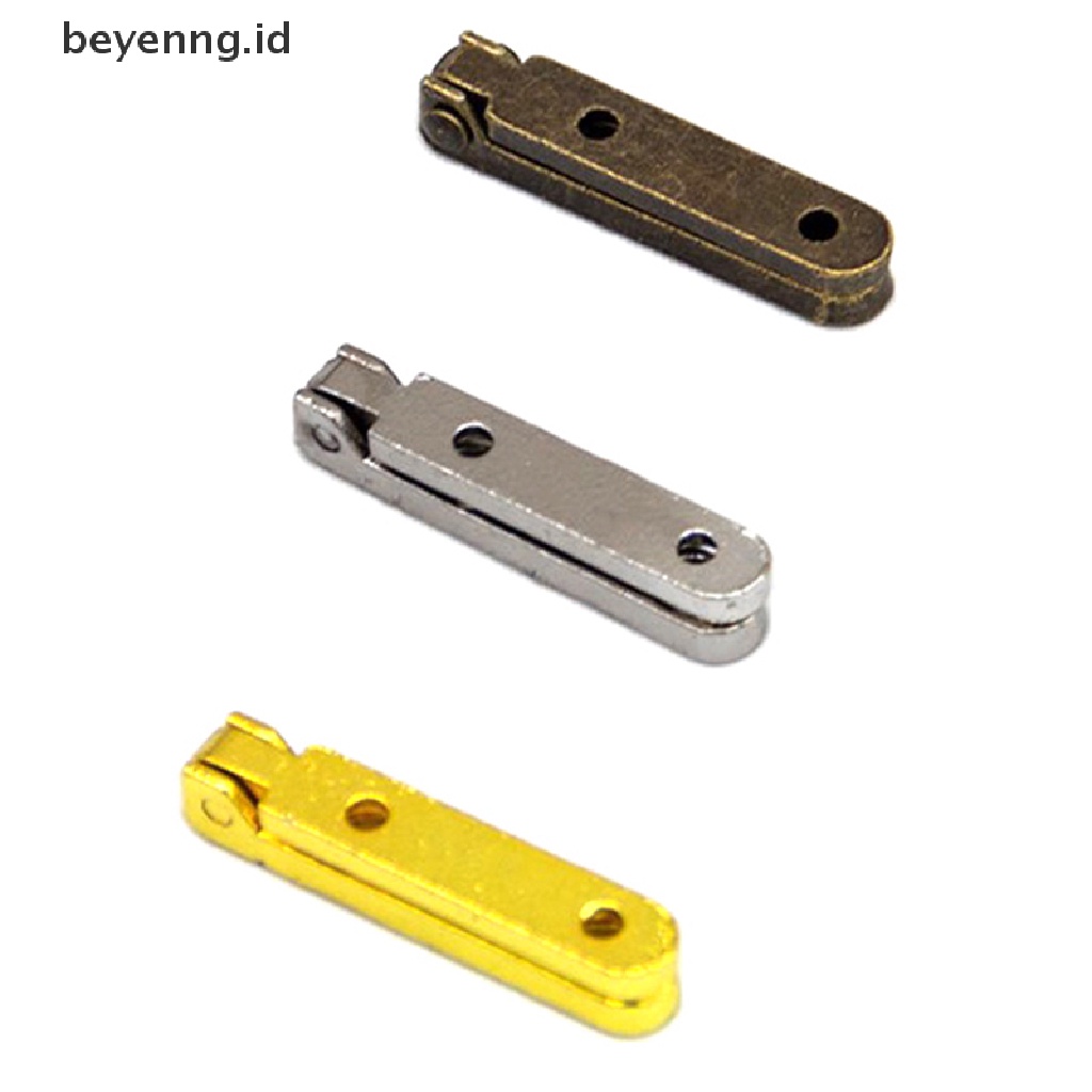 Beyen 10PC 30X30mm Engsel Furniture Kecil Zinc alloy 90derajat Tujuh Huruf Spring Hinges Untuk Kotak Perhiasan Kabinet Fitgs Hardware ID