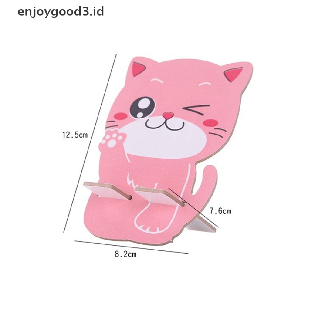 [Rready Stock] 1Pc Lucu Kartun Panda Kucing Meja Holder Universal Ponsel Pintar Phone Holder Lovely Tablet Stand (ID)