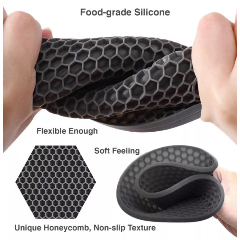 Tatakan Piring Silikon Anti Panas / Tatakan Silicone Bulat