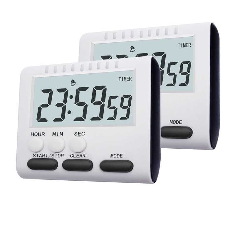 (BISA COD) FTIHSHP QASIQ Timer Masak Dapur Magnetic Stand Kitchen Countdown Clock - JS-183