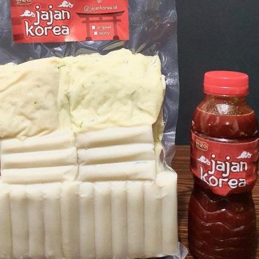 

★ Paket Topoki 500g + Odeng 200g + Saus 200ml Jajan korea - halal ☃