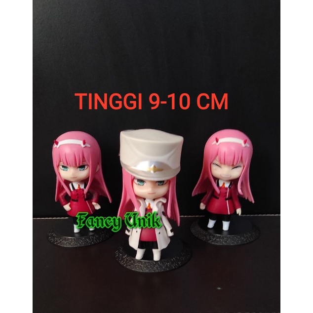 Action Figure Anime Zero Two Darling In The Franxx Set Isi 3