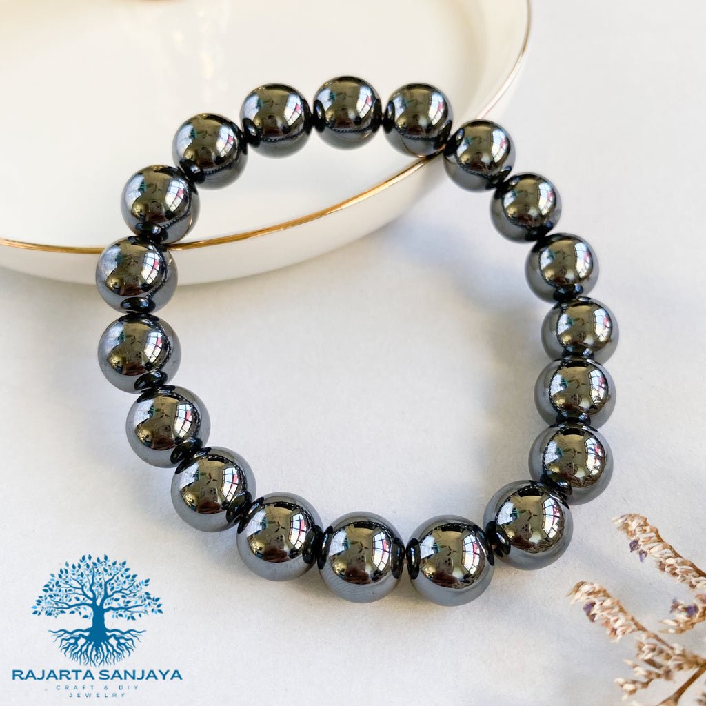 Gelang Hematite 10mm Magnet