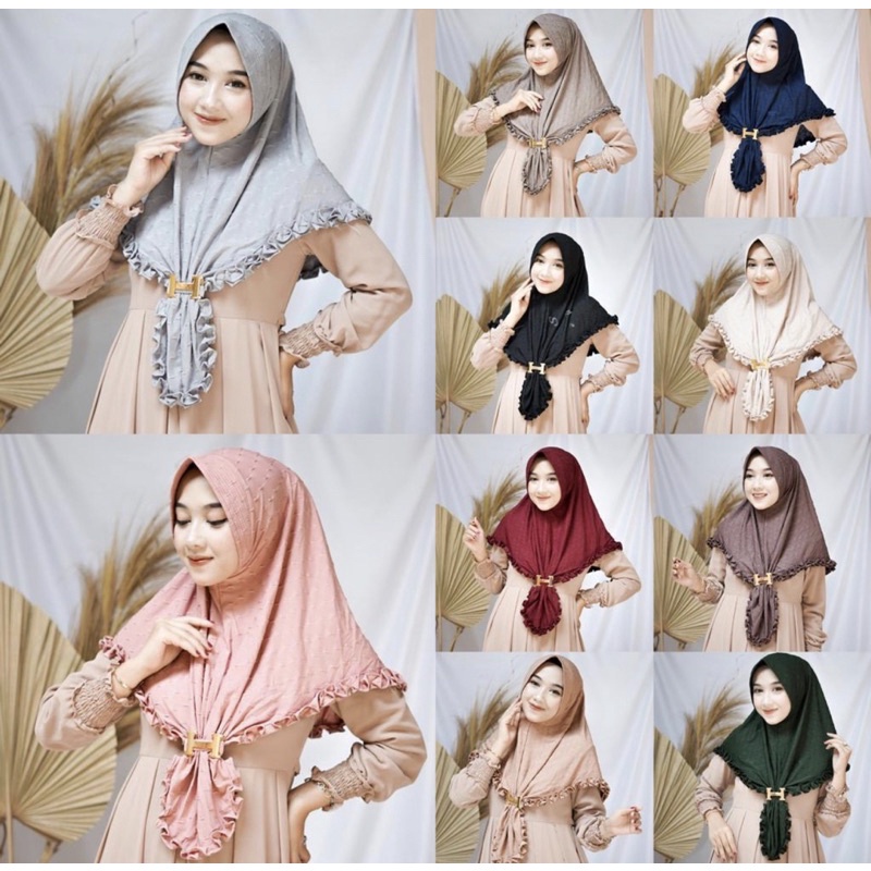 GOTIK RING TERBARU / hijab kriwil / hijab ring instan / hijab Ruby Hermes ring / hijab Ruby Hermes /