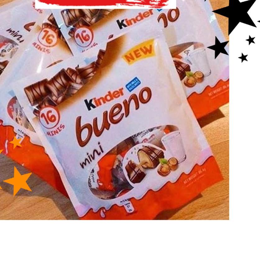 

☂ KINDER BUENO MINI 16/ KINDER BUENO ISI 16 exp Terbaru ✿