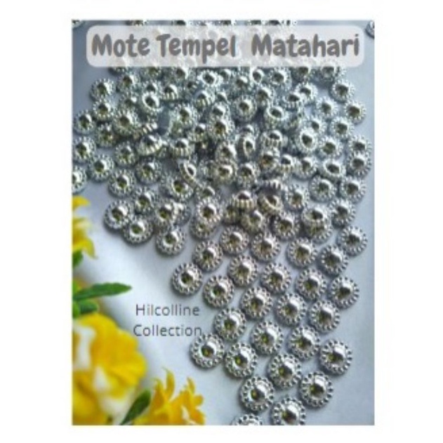 Mote Tempel Matahari | Mote Belah 12mm ( 120pcs )