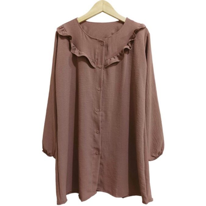 HAMEL Tunik Bahan Crinkle Premium