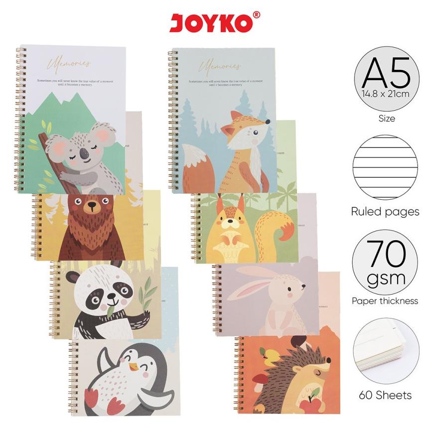 

E79 Buku Tulis Catatan Bergaris Ruled Notebook Joyko NB-707 NB-711 A5 NEW PRODUCT ღ