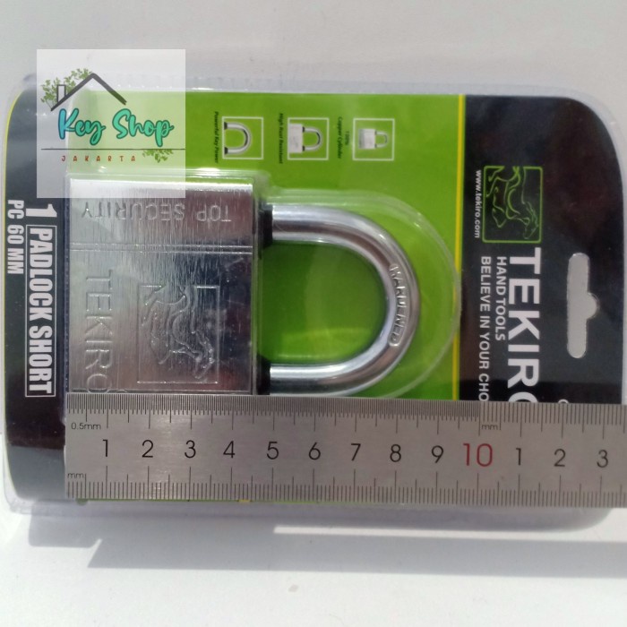Murah Gembok Pagar Anti Maling Stainless 60Mm Gembok Jaket Tekiro