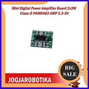 limited stock Mini Digital Power Amplifier Board 2x3W Class-D PAM8403 AMP 2.5-5V 1F3BZ3