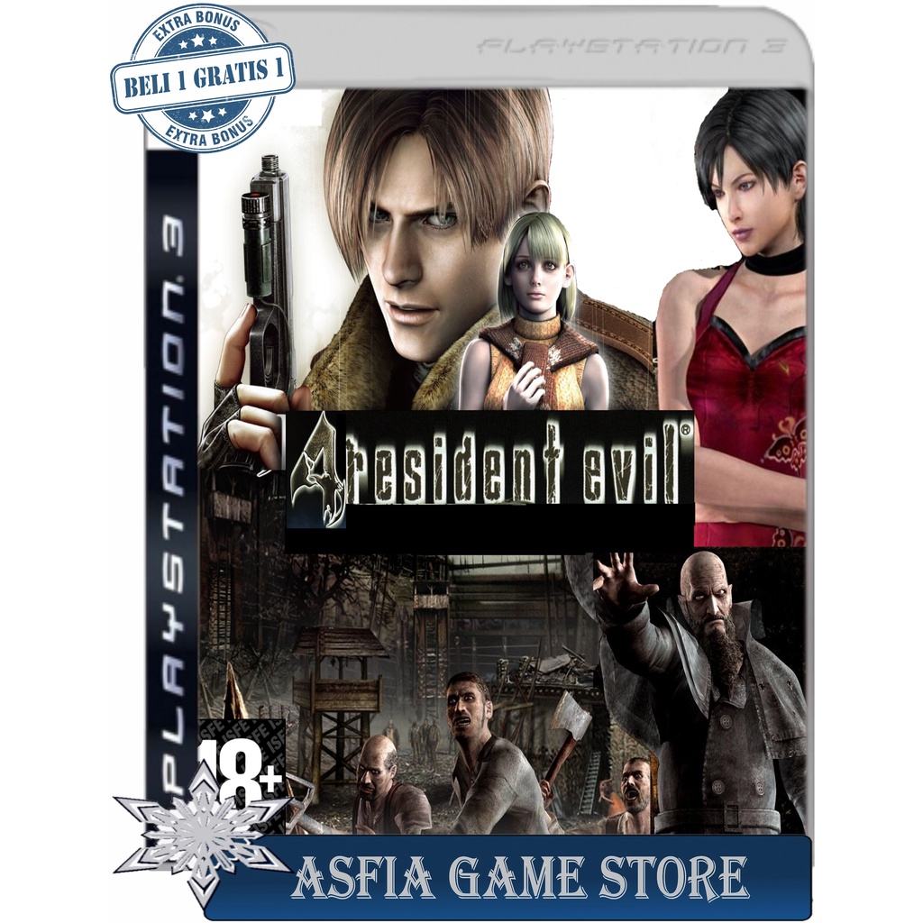 RESIDENT EVIL 4 DVD Kaset Game PS3 PKG CFW HEN MULTIMAN
