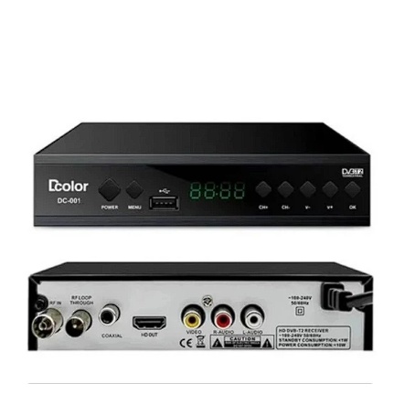 [𝐎𝐑𝐈𝐆𝐈𝐍𝐀𝐋] Set Top Box STB Digital TV Receiver merk DColor