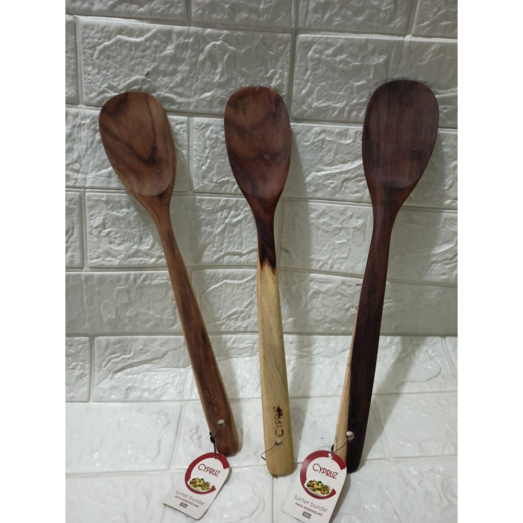 SPATULA KAYU / CYPRUZ TURNER BULAT