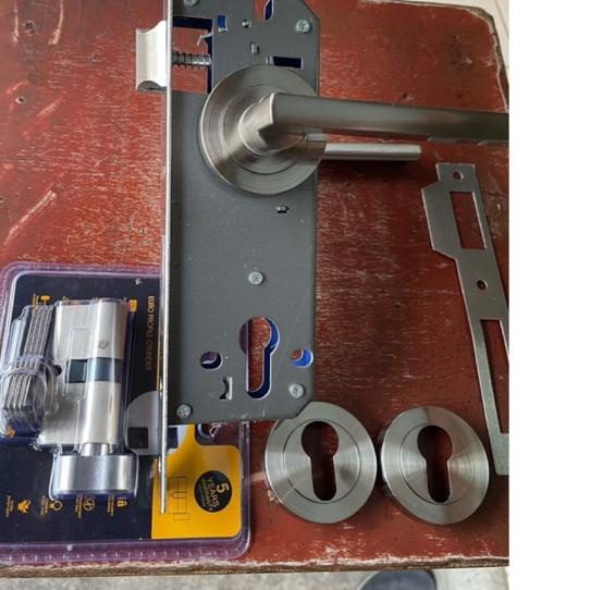 ➧ Termurah Kunci Pintu Model Pisah Roses/ Kunci Pintu Model Pisah Rosete Silinder Knop Putar Kunci p