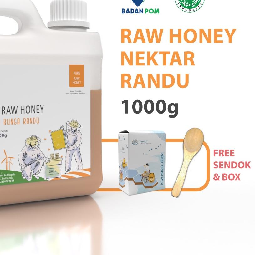 

☺ Asli Murni 1kg Tava Grade A Nektar Randu 100% Alami Pure Natural Raw Honey ❋