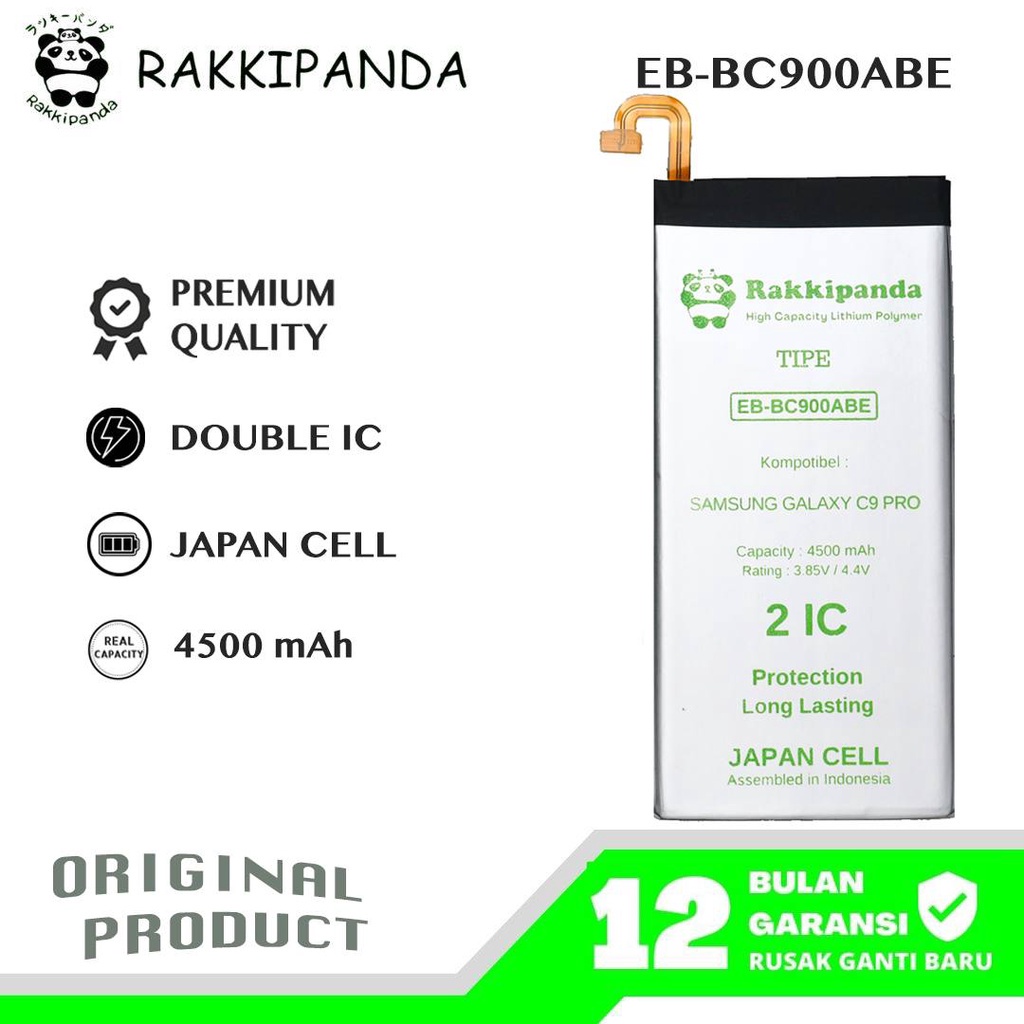 R/K- RakkiPanda - EB-BC900ABE Samsung Galaxy C9 Pro C900 Batre Batrai Baterai original