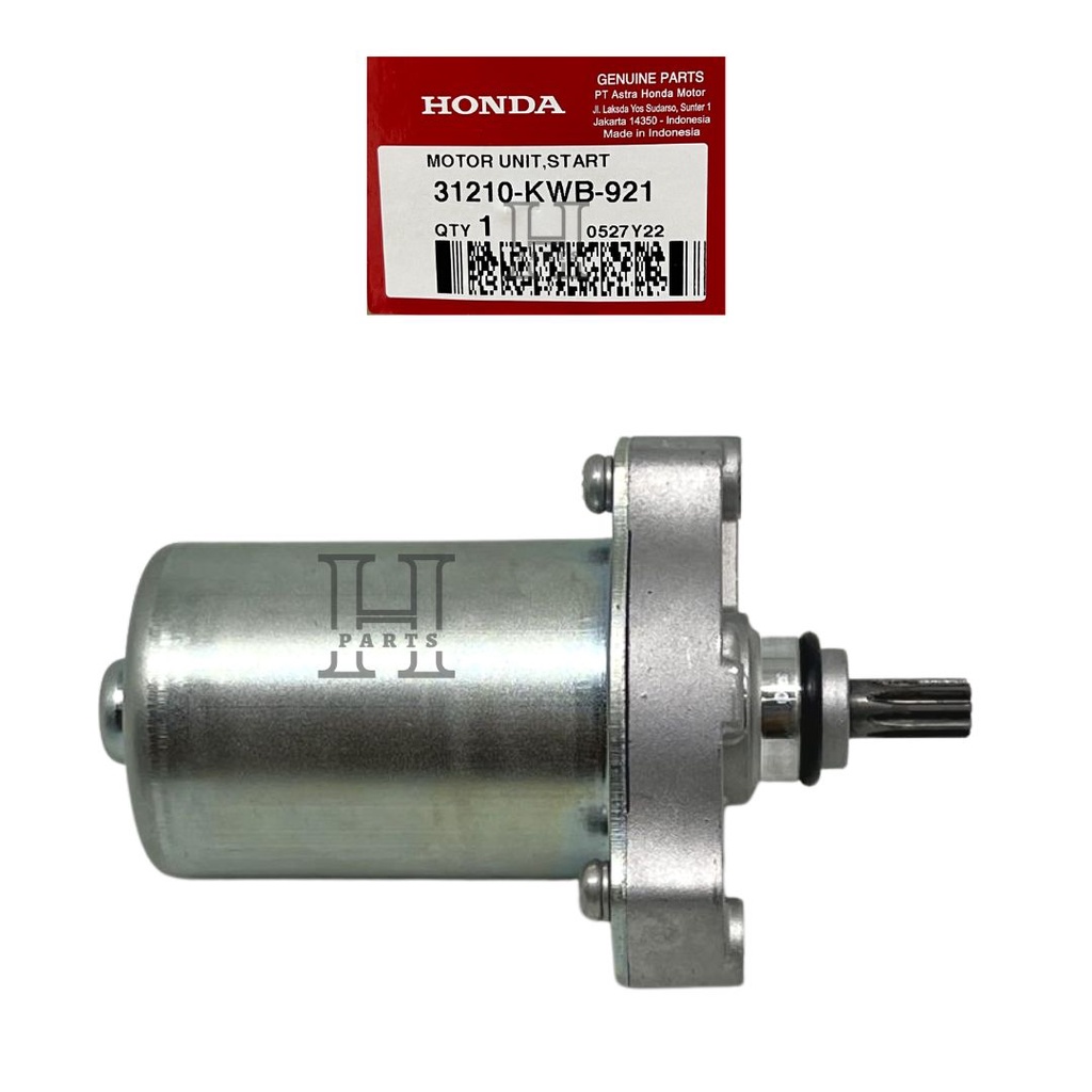 DINAMO STARTER MOTOR UNIT START BLADE 110 KWB REVO 110 FI 31210-KWB-921 ASLI ORIGINAL AHM HGP HONDA