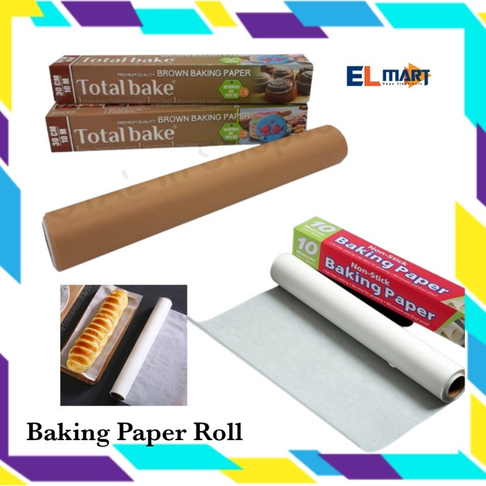 Baking Paper Roll Anti Lengket Kertas Alas Loyang Roti Panggang Oven