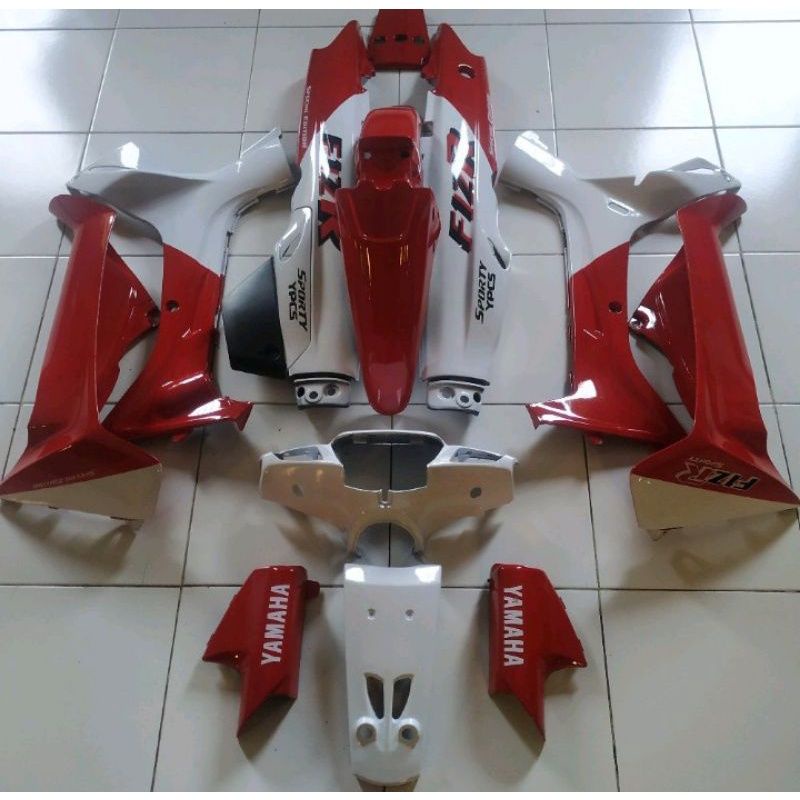 cover body satu paket full body halus yamaha fiz r edisi Marlboro,moviestar,millenium(untuk model da