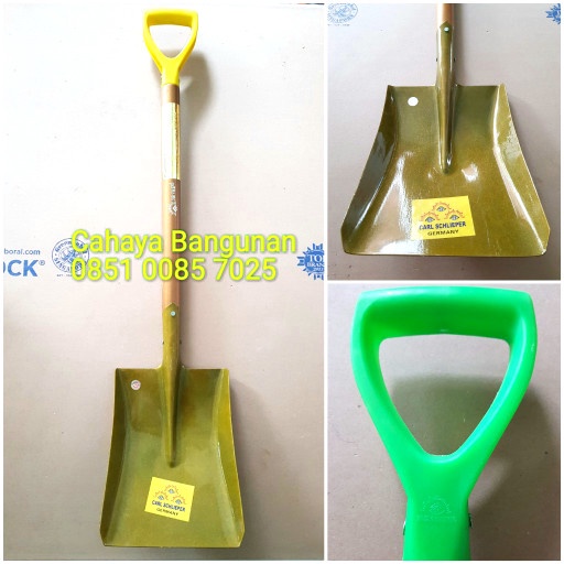 Sekop Sekop Skop Shovel Bangunan Pasir Taman Cap Tjap Mata Carl Schlieper