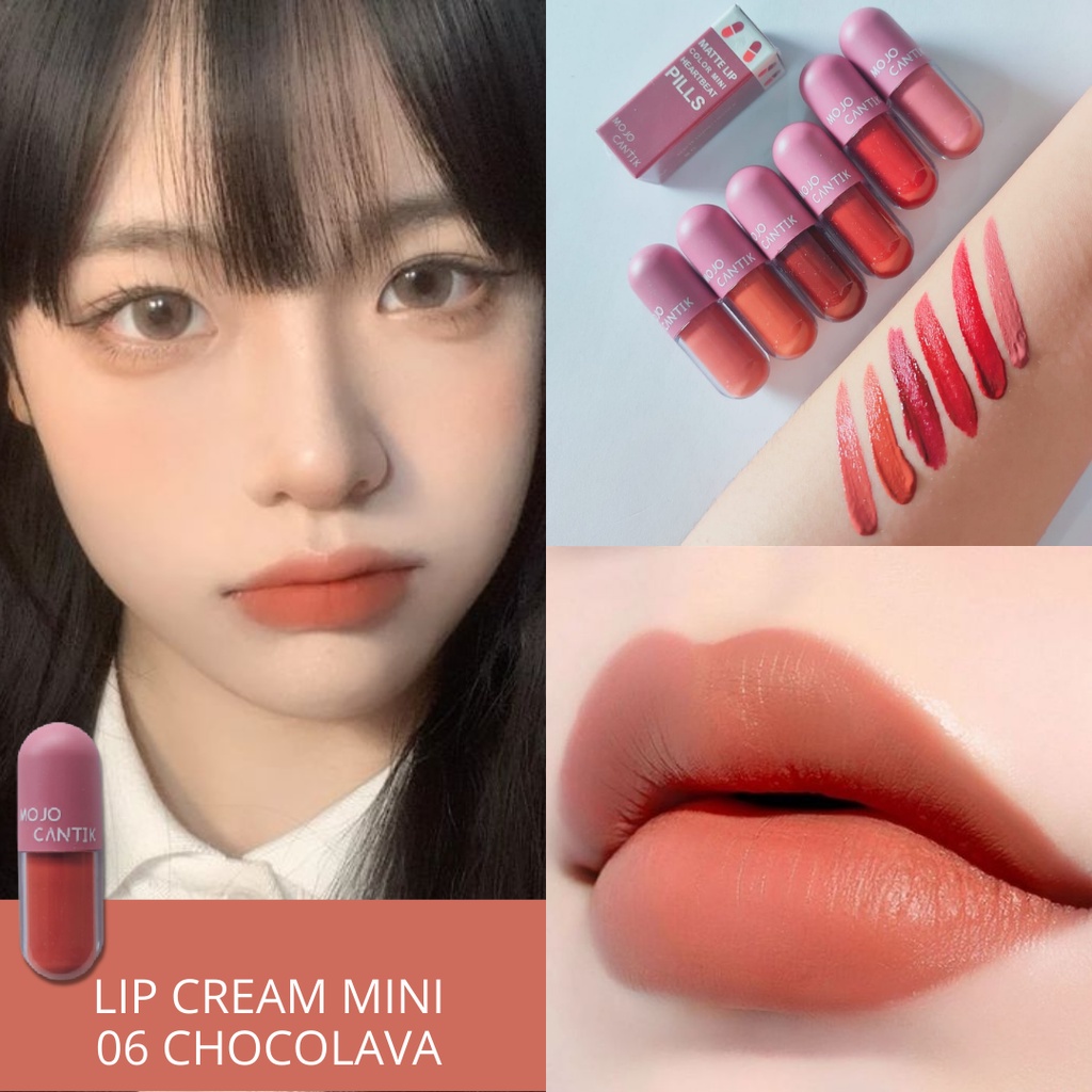 Lipcream mini Mojocantik  dan Lipcream Bobeini Matte Lip Color Soft and Matte