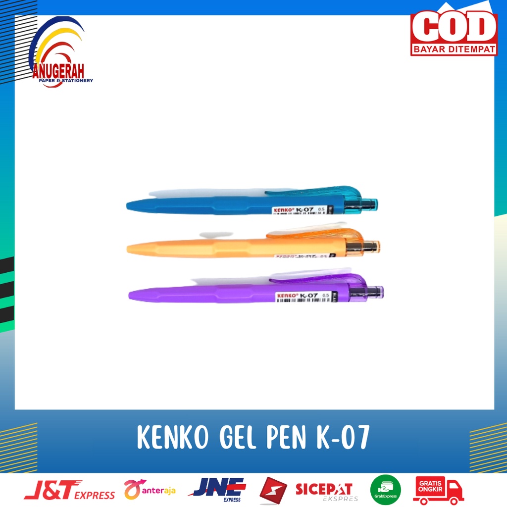 

KENKO K-07 HITAM BOLPOIN CETEKAN (PCS)