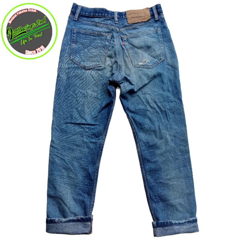 LONG PANTS LEVIS 501 USA DENIM RIPPED SECOND ORIGINAL