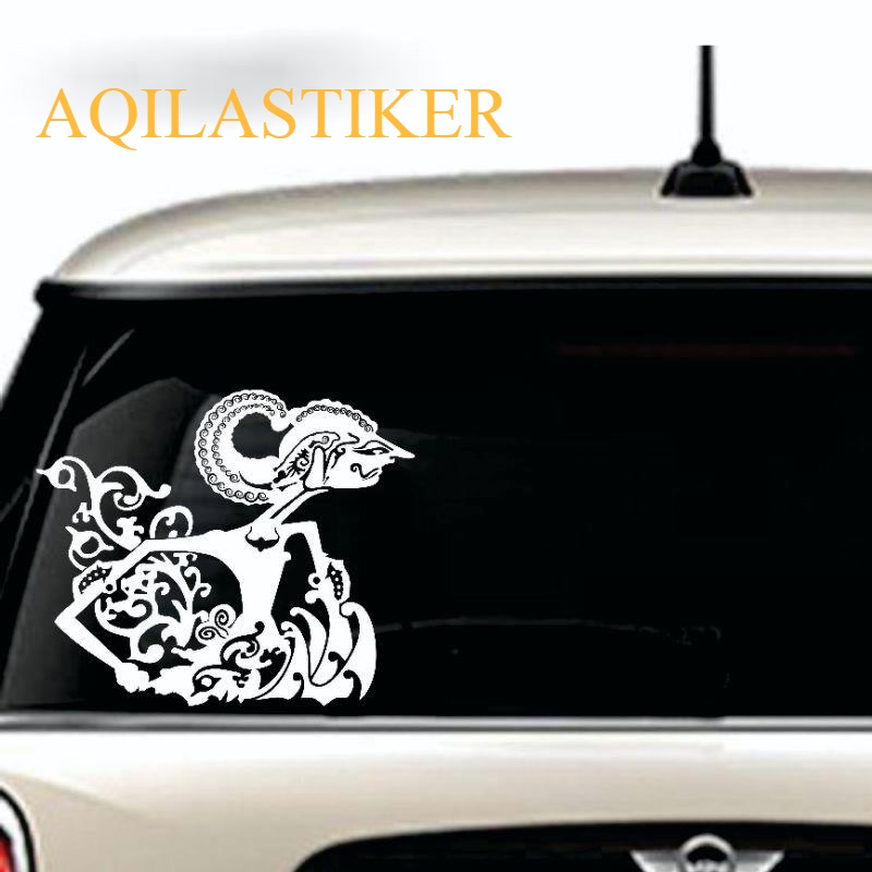 STIKER CUTTING WAYANG WISANGGENI UNTUK KACA/BODI MOBIL