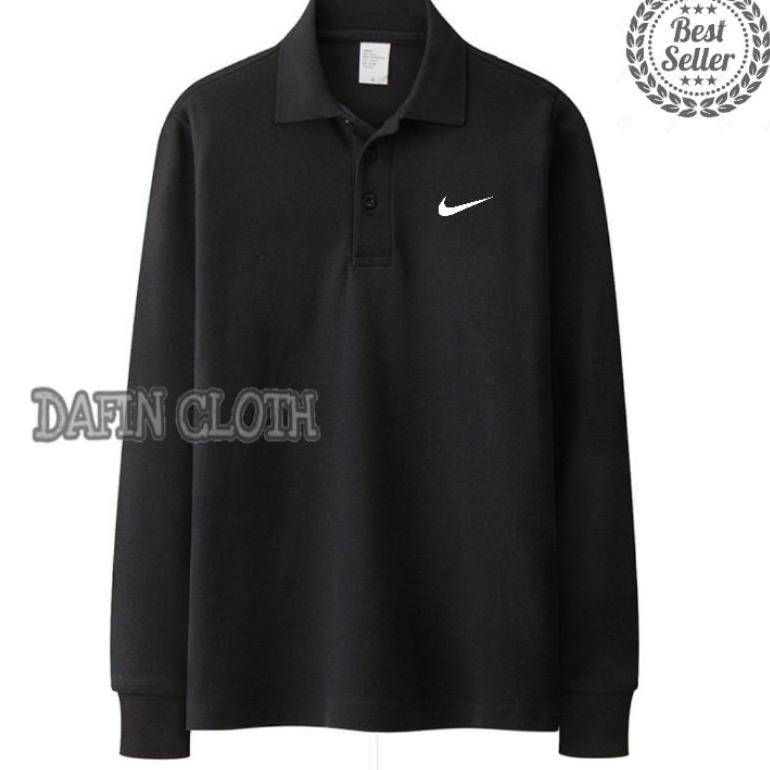 LANGSUNG ATC Polo shirt Kaos Kerah Pria Lengan Panjang Nike Terbaru