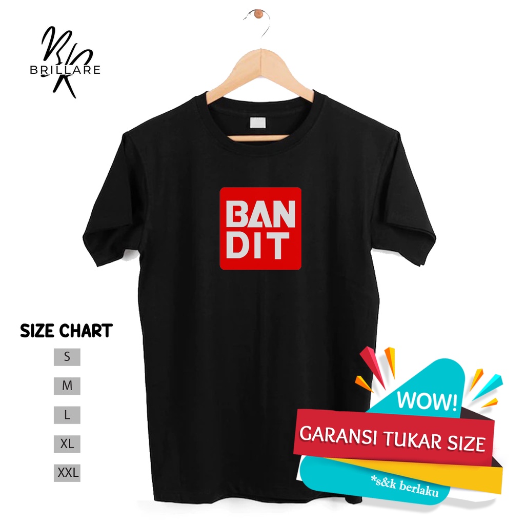 [Brillare] Kaos Oblong Lengan Pendek Pria Wanita Plesetan Design Lucu Parodi