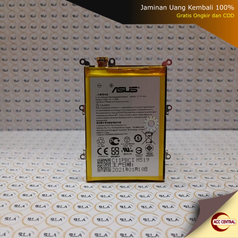 Original Baterai Batre Asus C11P1424 Zenfone 2 5.5 ZE551ML Z00AD / ZE550ML Z008D Z008