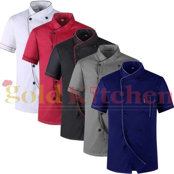 Baju Koki Chef Seragam Koki Seragam Chef Jaket Koki Jaket Chef